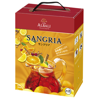 【ボックスワイン】ヴィニャ･アルバリ･サングリア 3L / フェリックスソリス(VINA ALBALI SANGRIA)